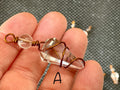 Clear Quartz Pendulum Copper Wire Wrapped Pendant Group 4