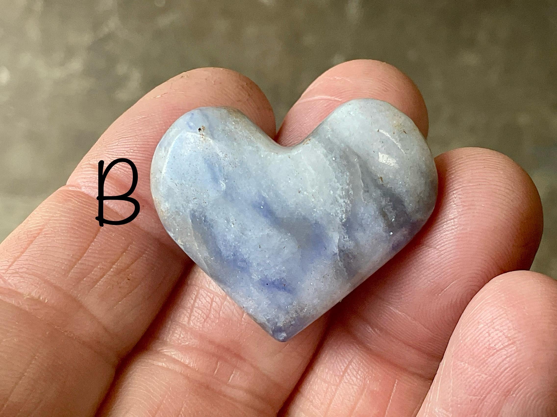 14g Afghanite Heart 2B