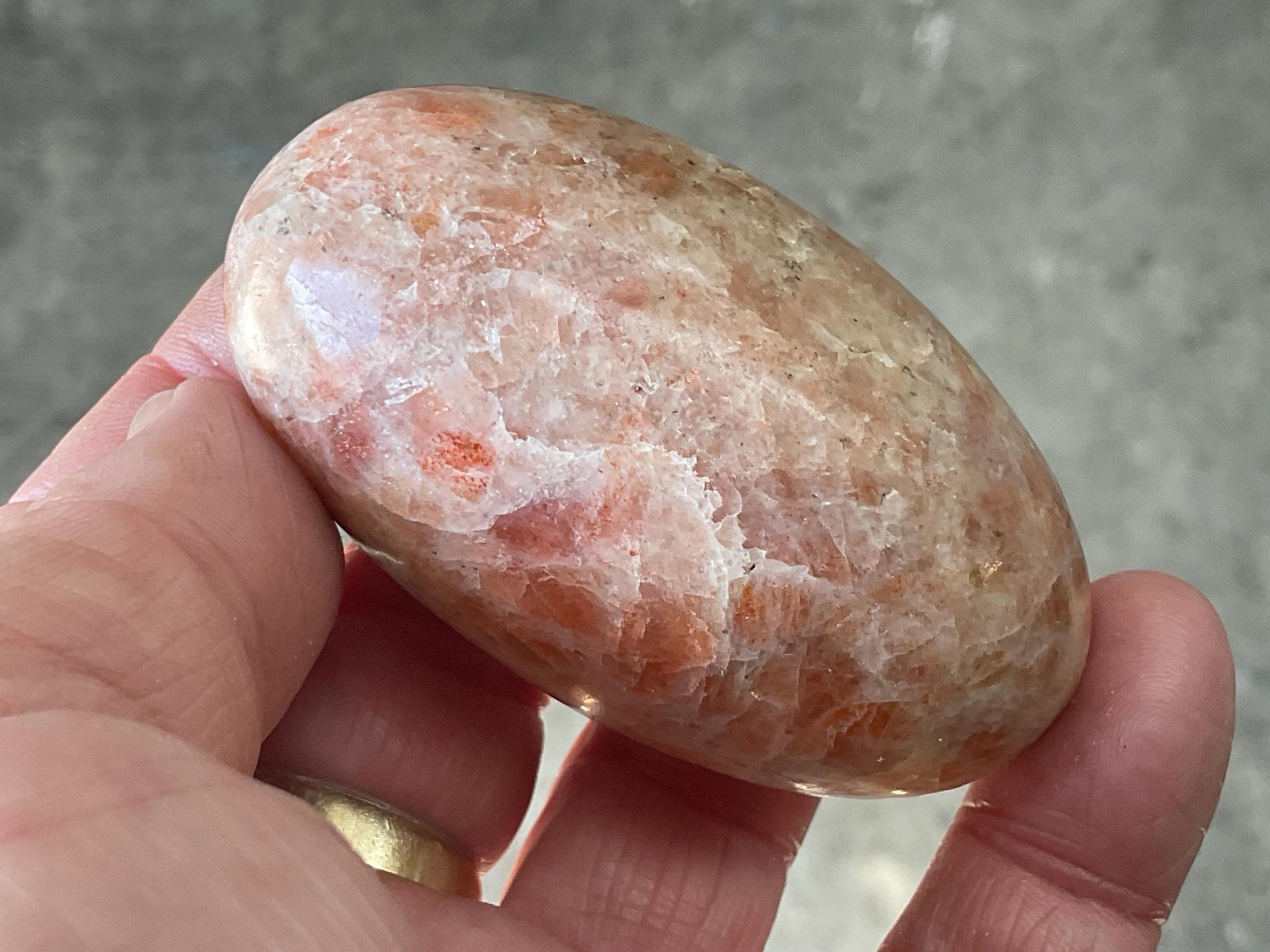 142g Polished Sunstone Egg A