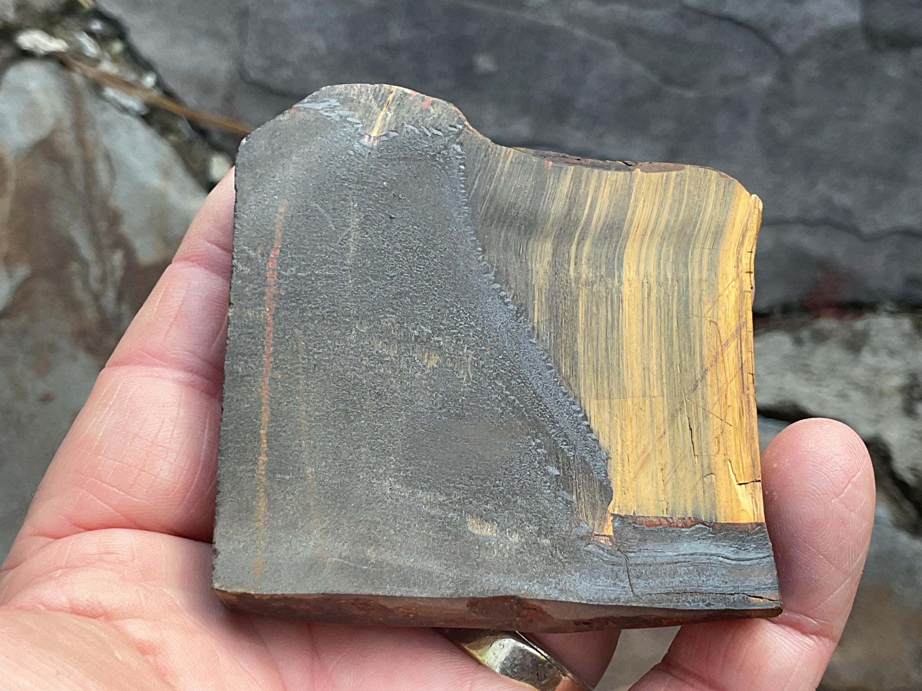 135g Molten Hematite Western Australian Tiger Iron Polished Slab 1A