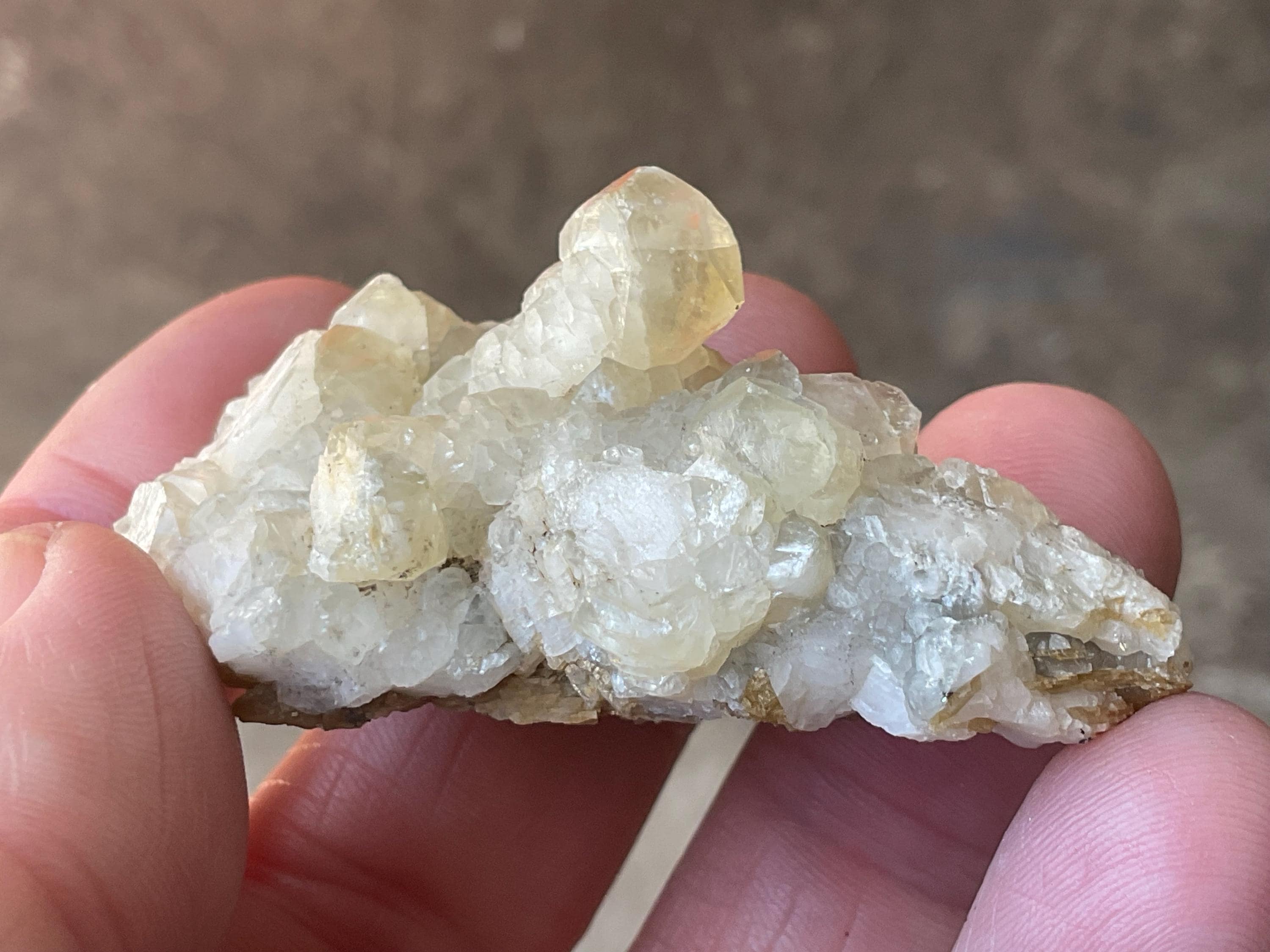 44g Multi Generational Calcite Specimen A from Hunan, China