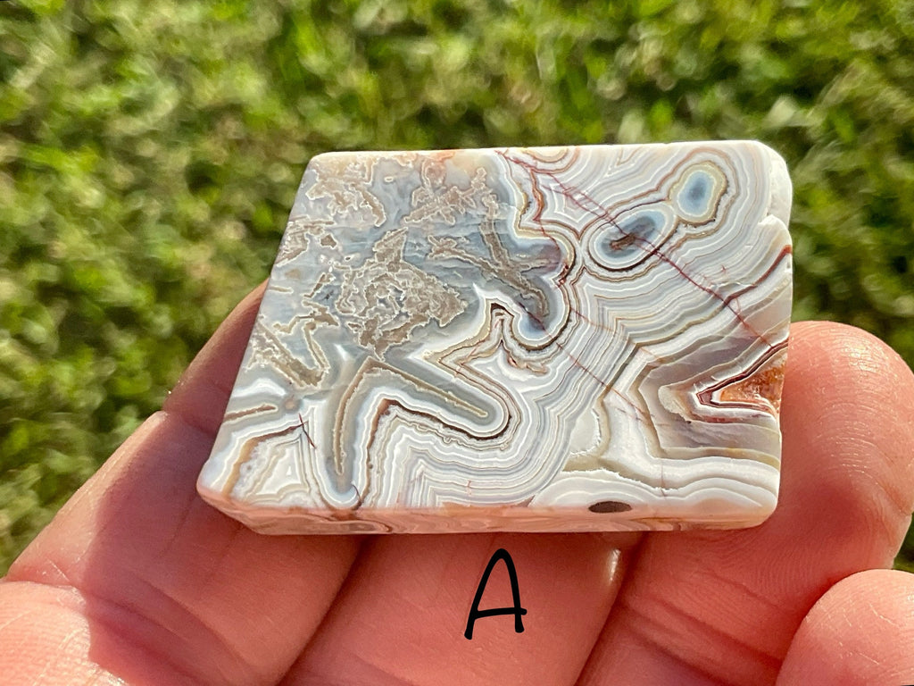 Mexican Crazy Lace Agate Thin Freeforms Group 3