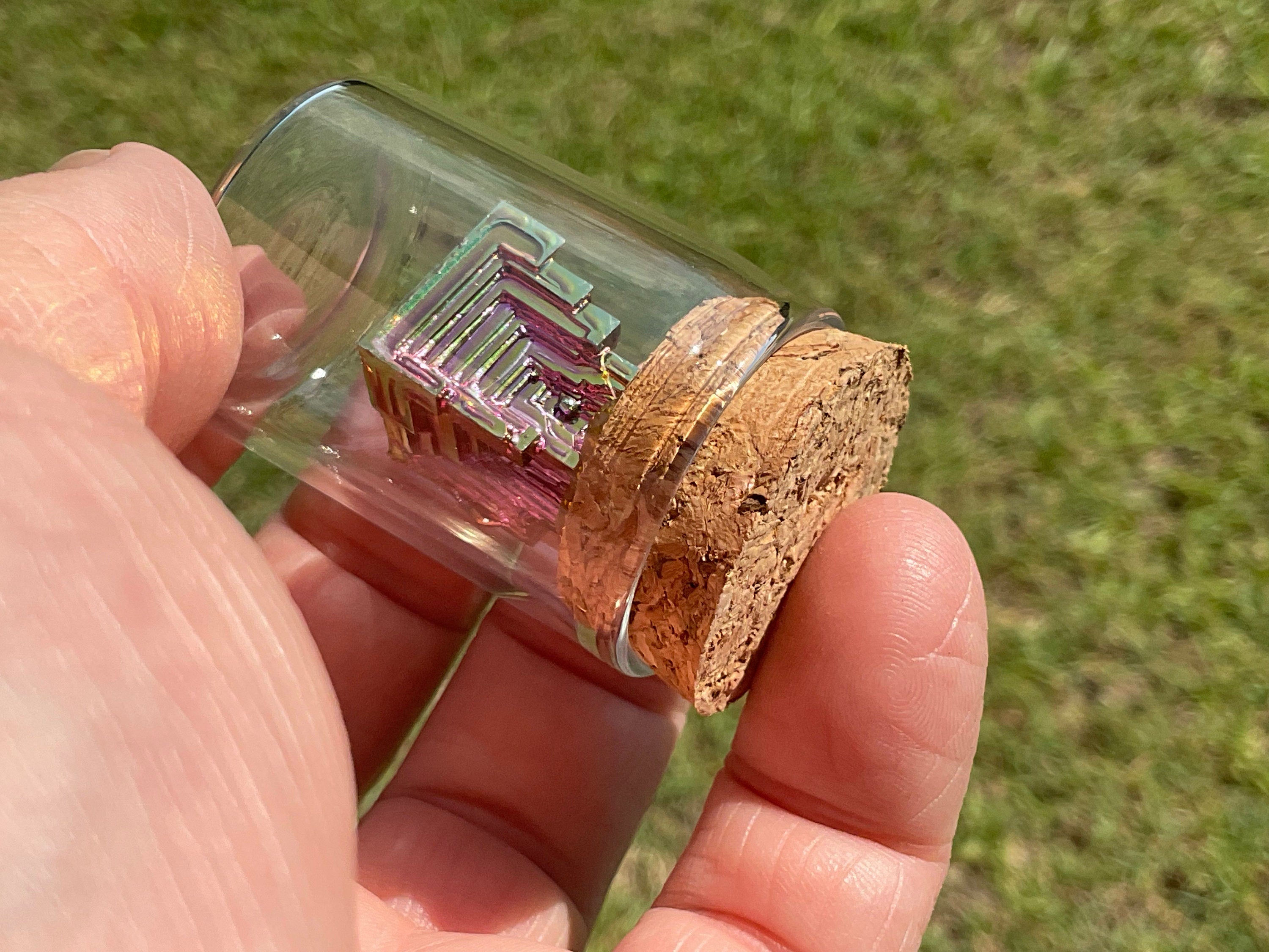 Bismuth Specimen Display Bottle 2B