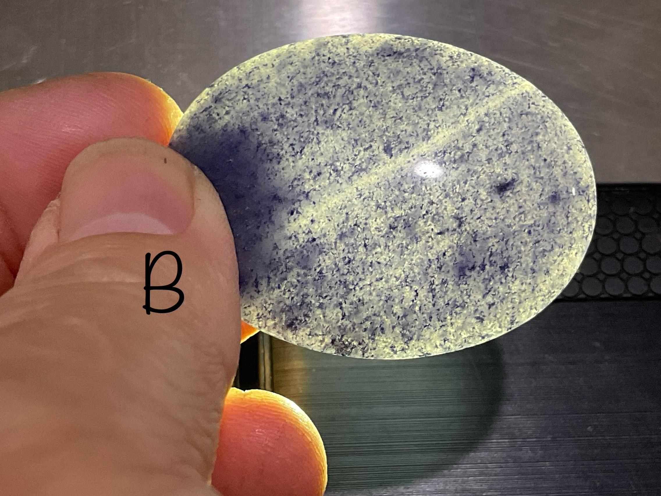 Blue Aventurine Thumb/Worry Stone 3B
