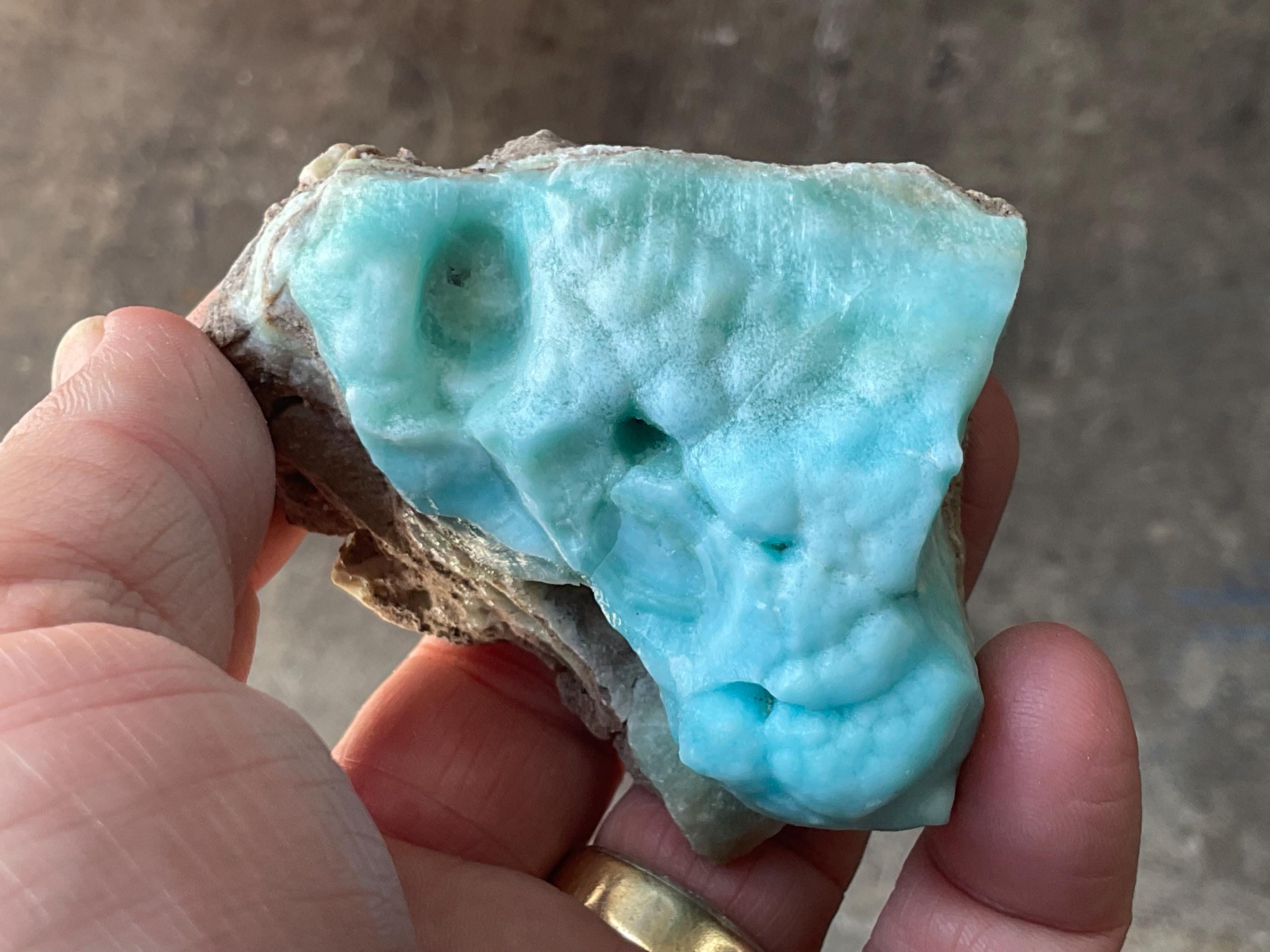 170g Botryoidal Blue Aragonite Specimen 6B