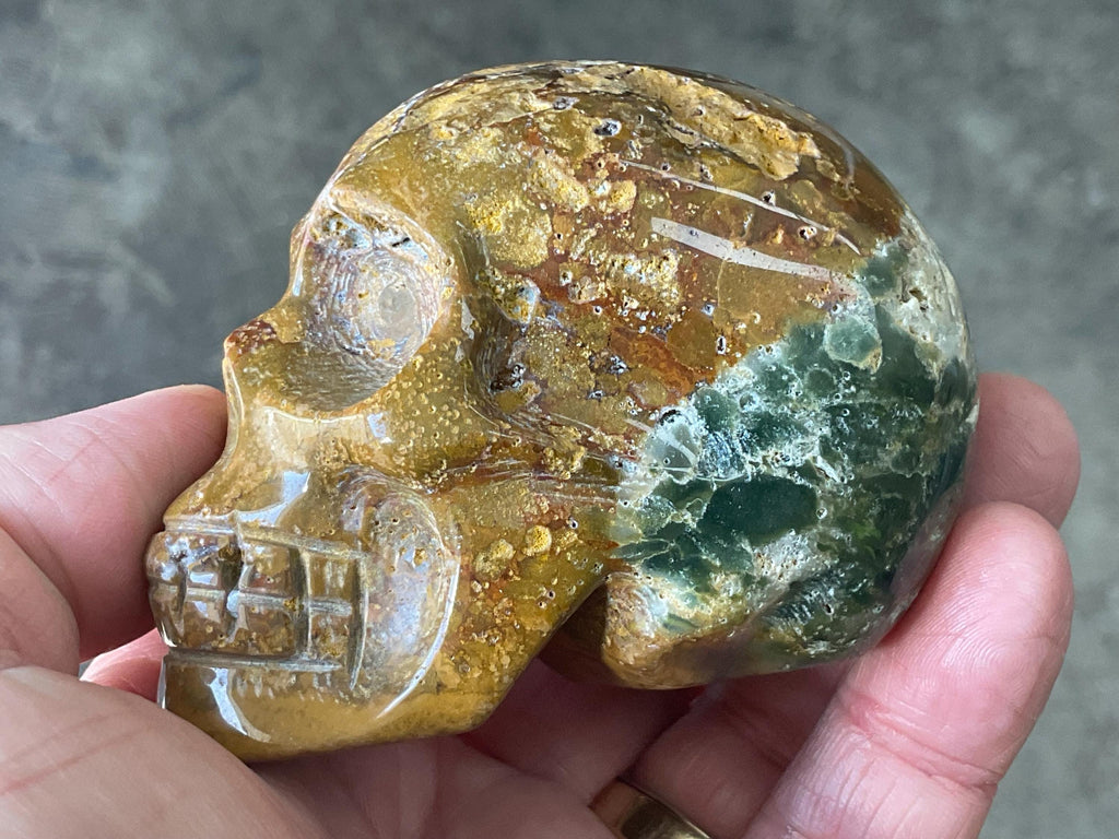 304g Ocean Jasper Skull B
