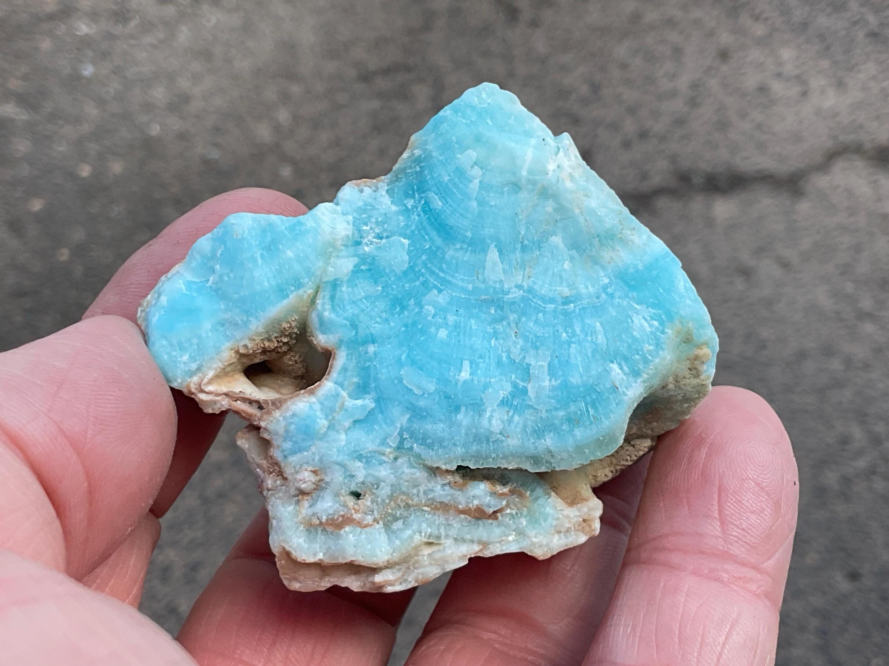 88g Blue Aragonite Specimen 4A