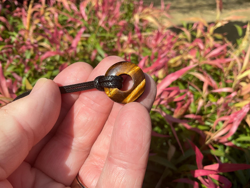 Tiger Eye Donut Pendant