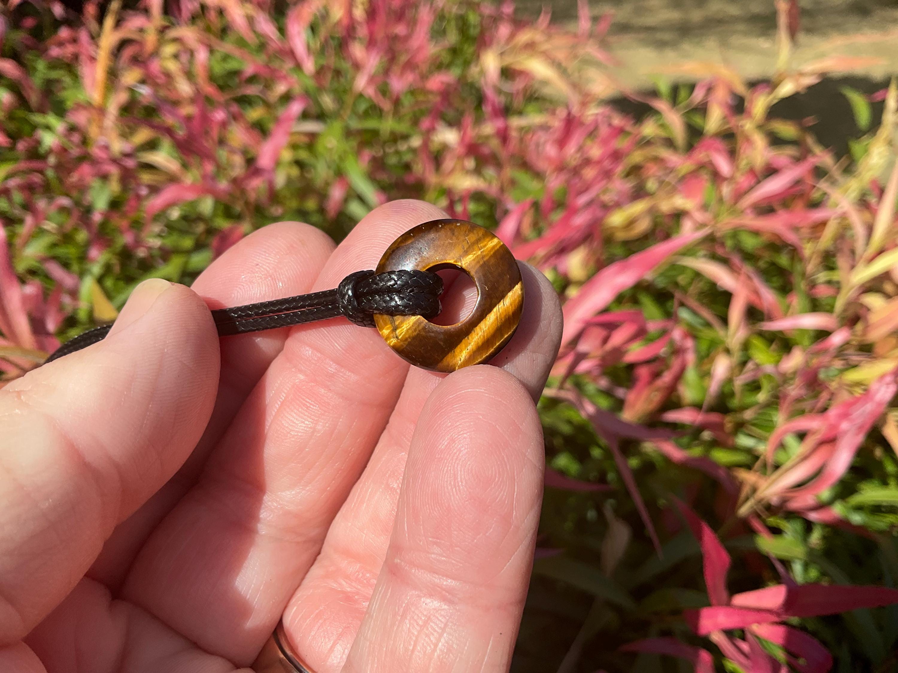 Tiger Eye Donut Pendant