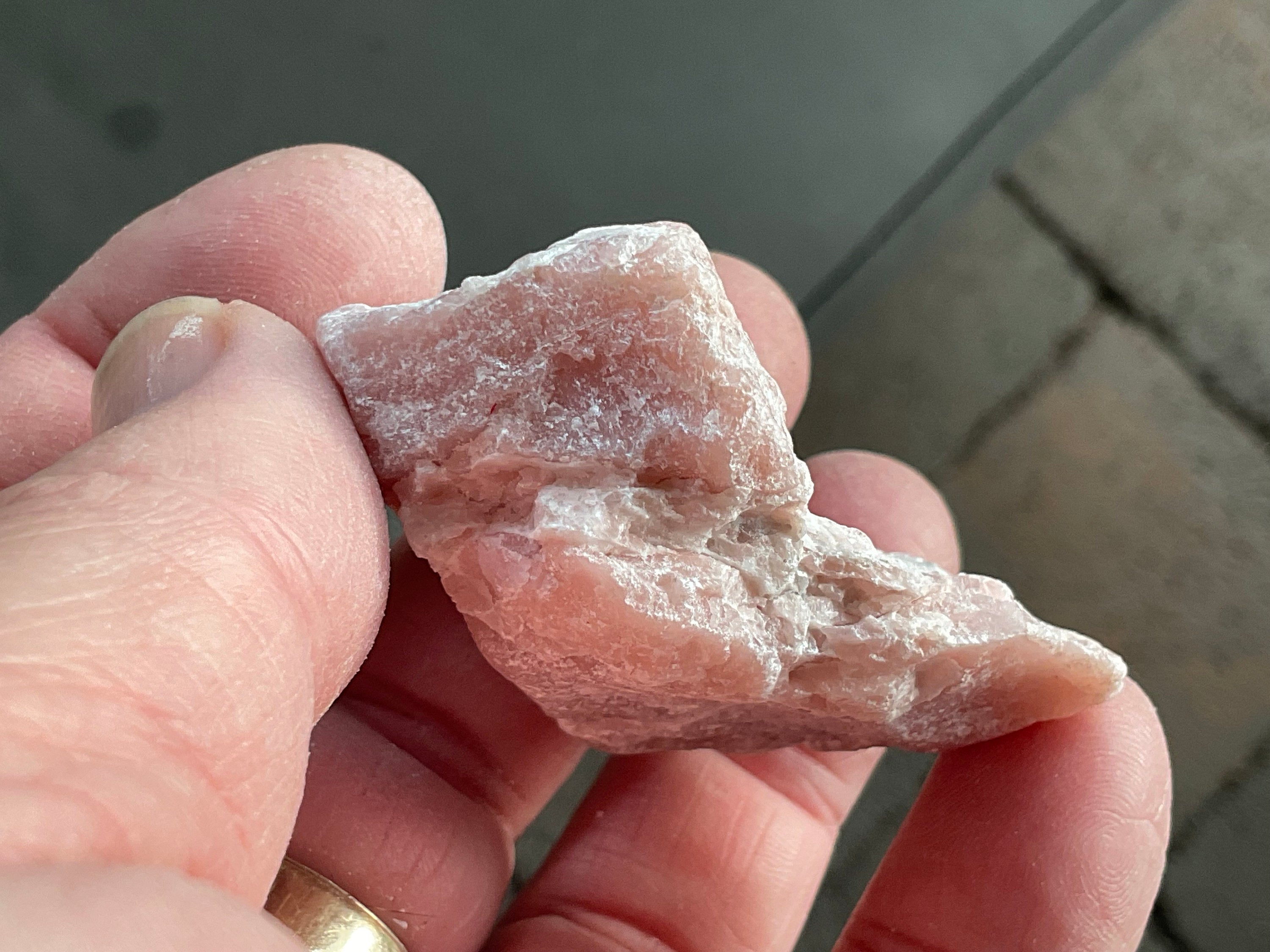 65g Mexican Pink Opal Rough 1B