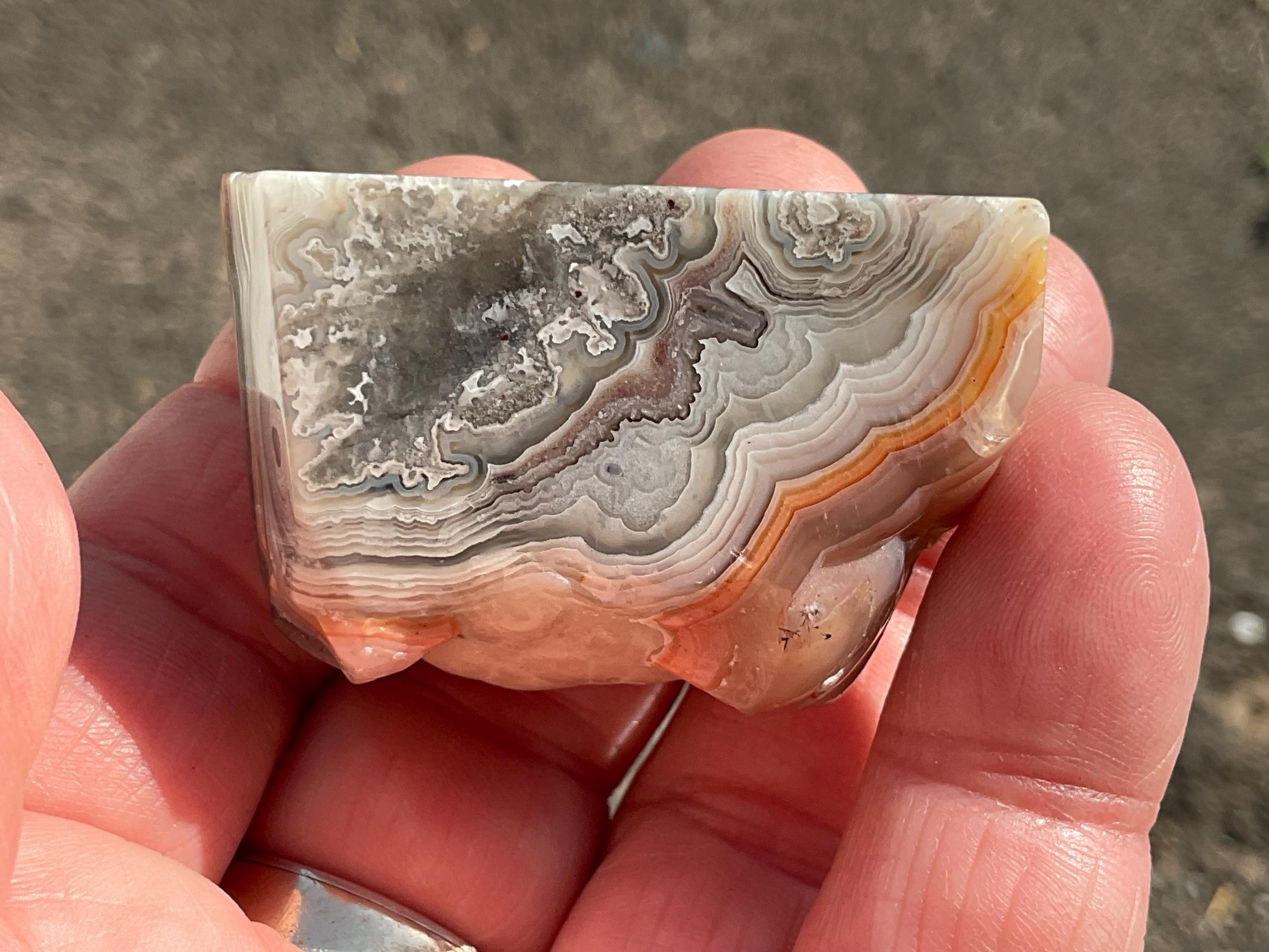 74g Mexican Crazy Lace Agate Freeform 19B