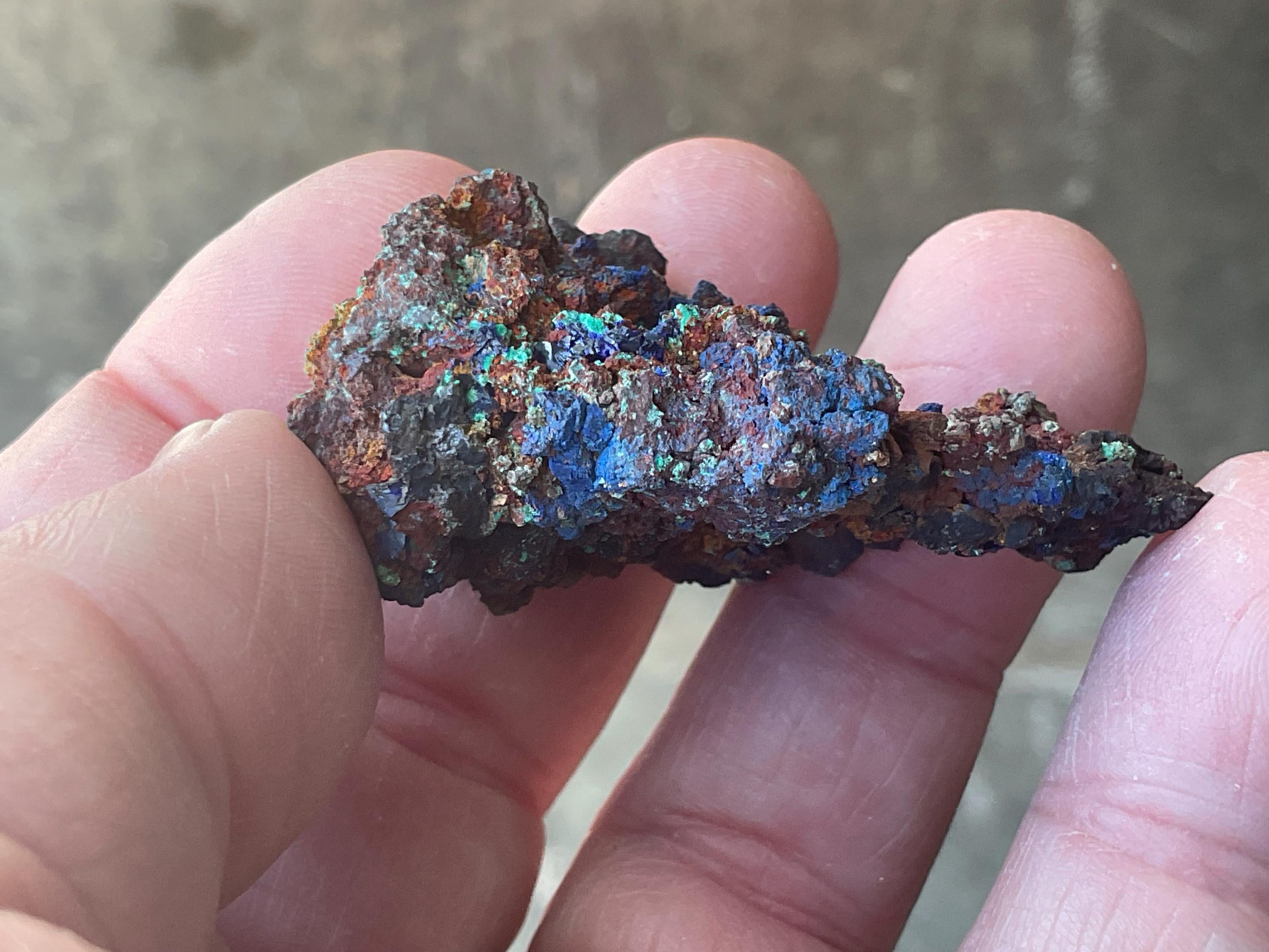 26g Azurite with Malachite Specimen 1C from Anhui, China