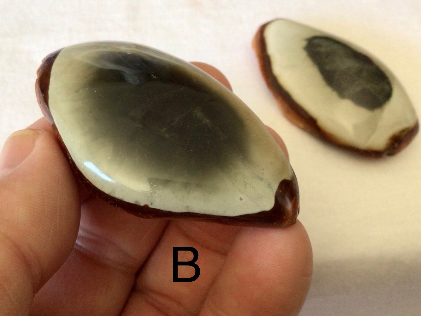 Polychrome Jasper One Side Polished Palmstone 2B