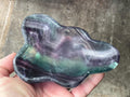434g Rainbow Fluorite Freeform Bowl 3B