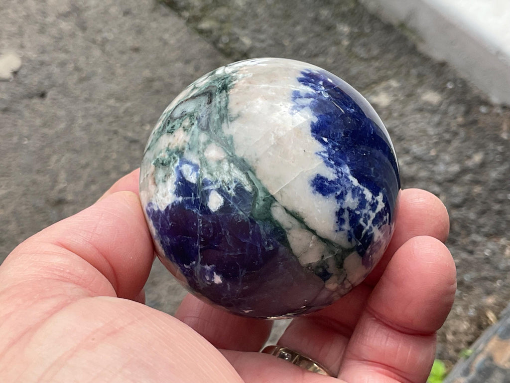 242g Sodalite Sphere A
