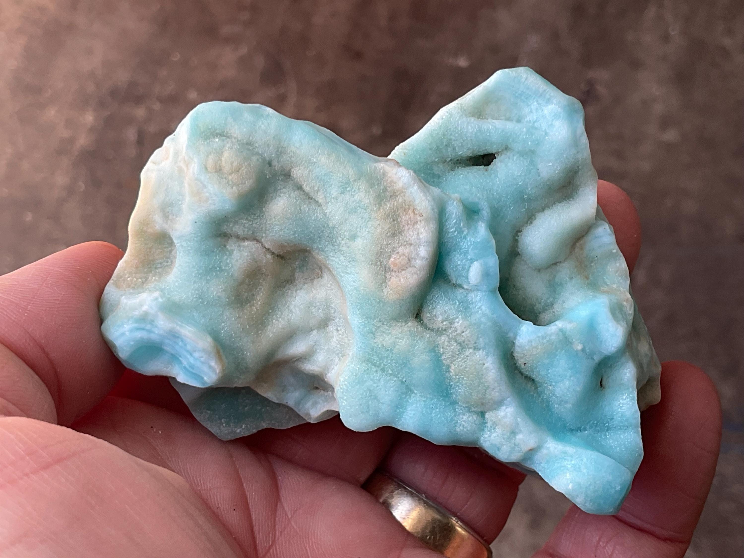 166g Botryoidal Blue Aragonite Specimen 6A