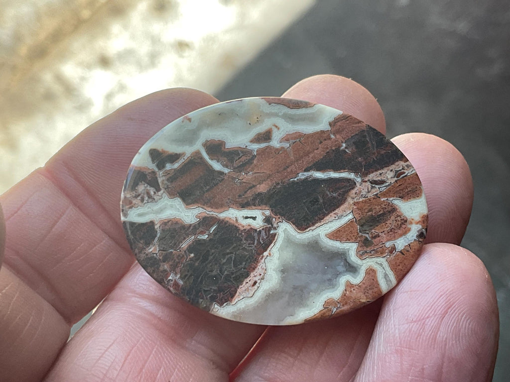18g “Money Agate” Thumb Stone