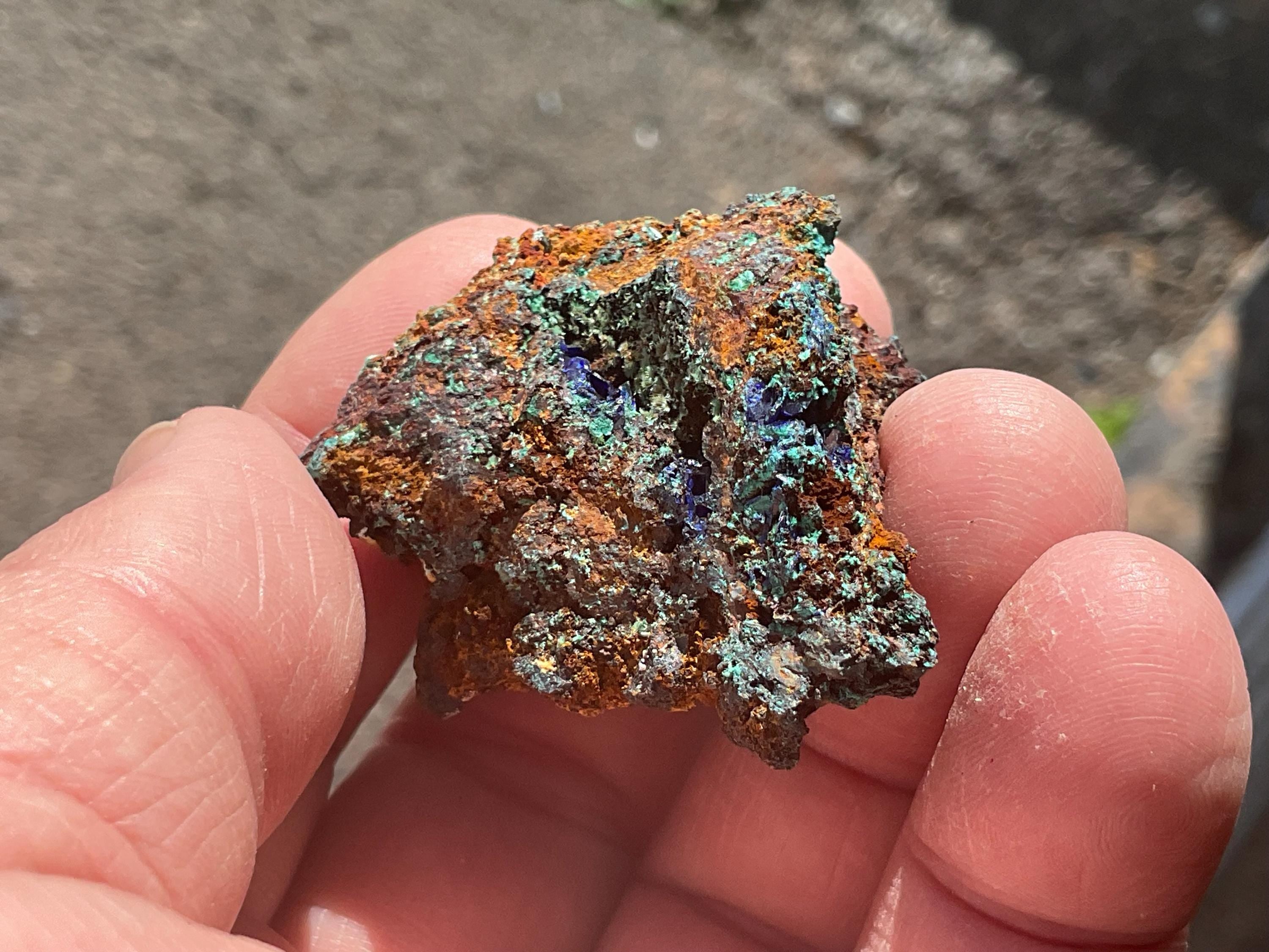 32g Azurite with Malachite Specimen 2A from Anhui, China