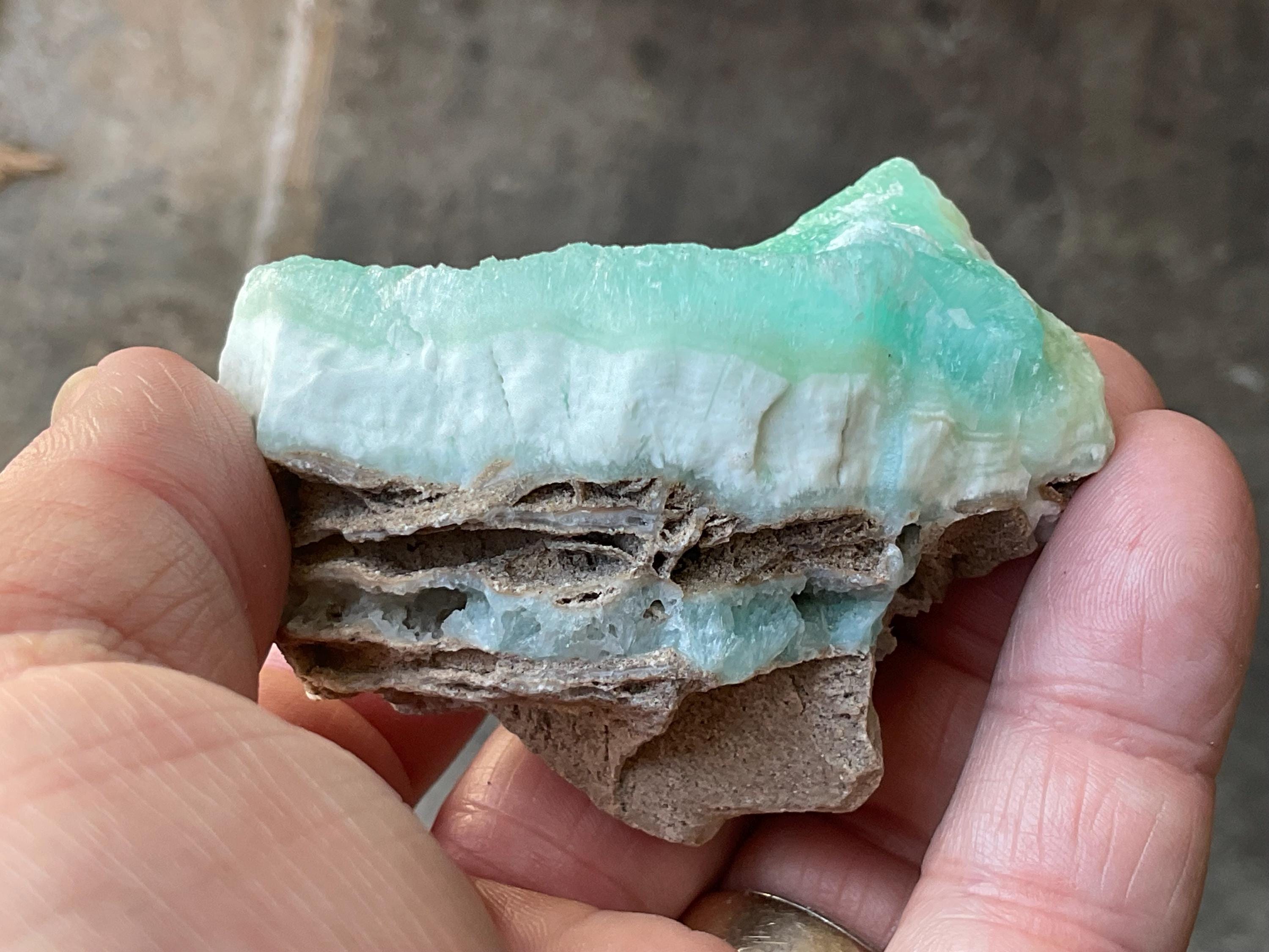 120g Green Aragonite Specimen 3A
