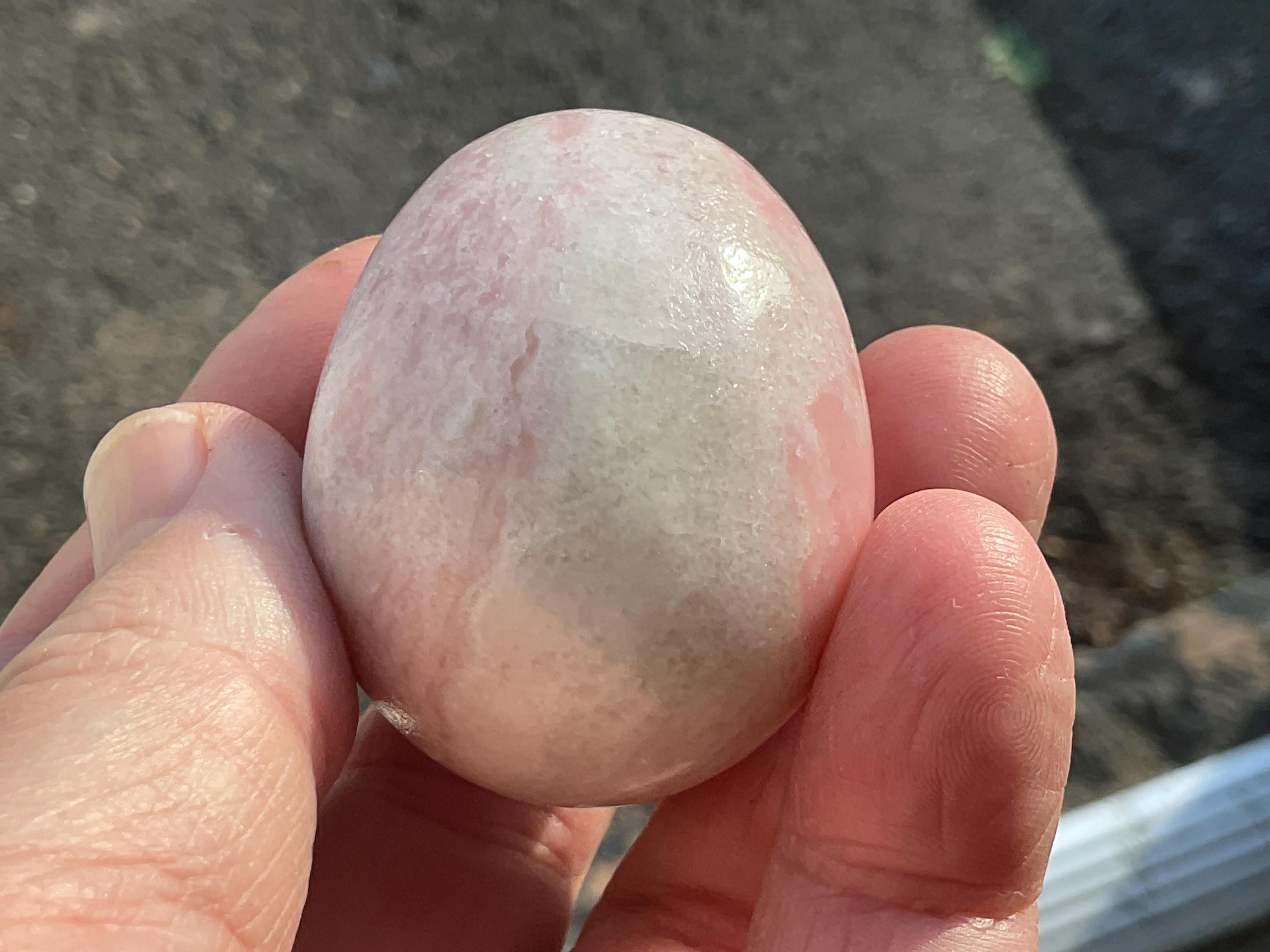 94g Pink Opal Skull A