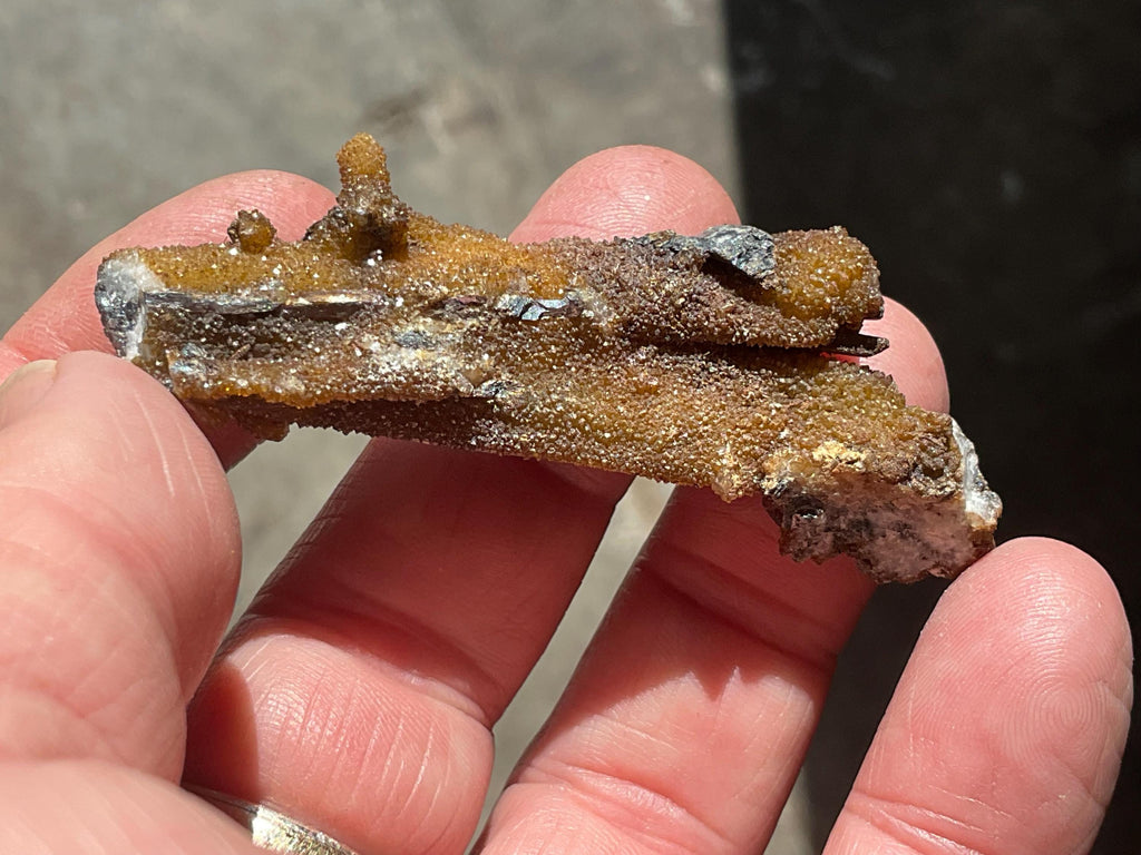 24g Stibiconite with Druzy Quartz Specimen 2A from Hunan, China