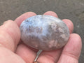 40g Blue Flower Agate Palmstone A