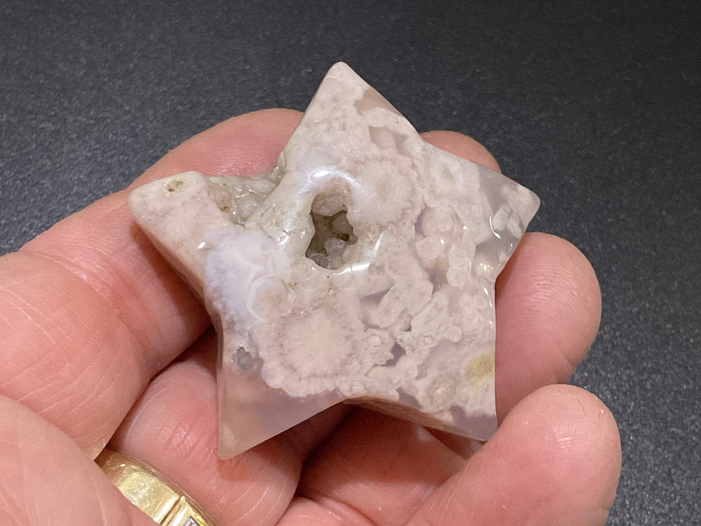 38g Flower Agate Star 8C