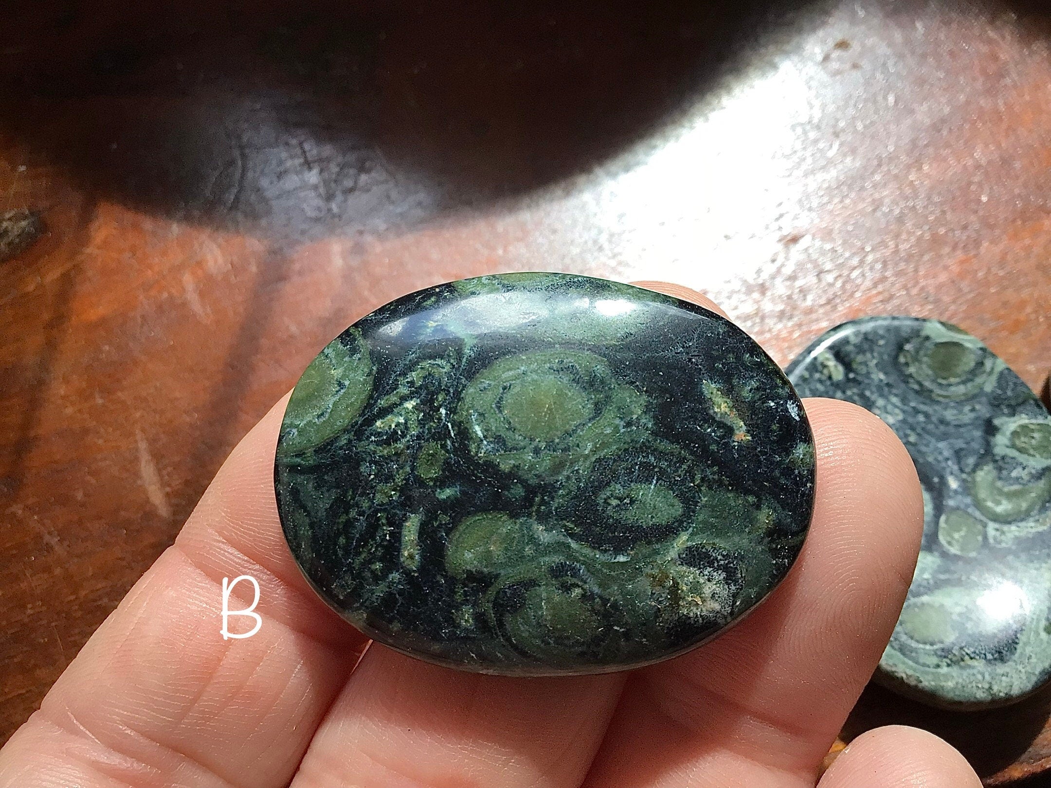 Kambaba Jasper Thumb Stone 4B