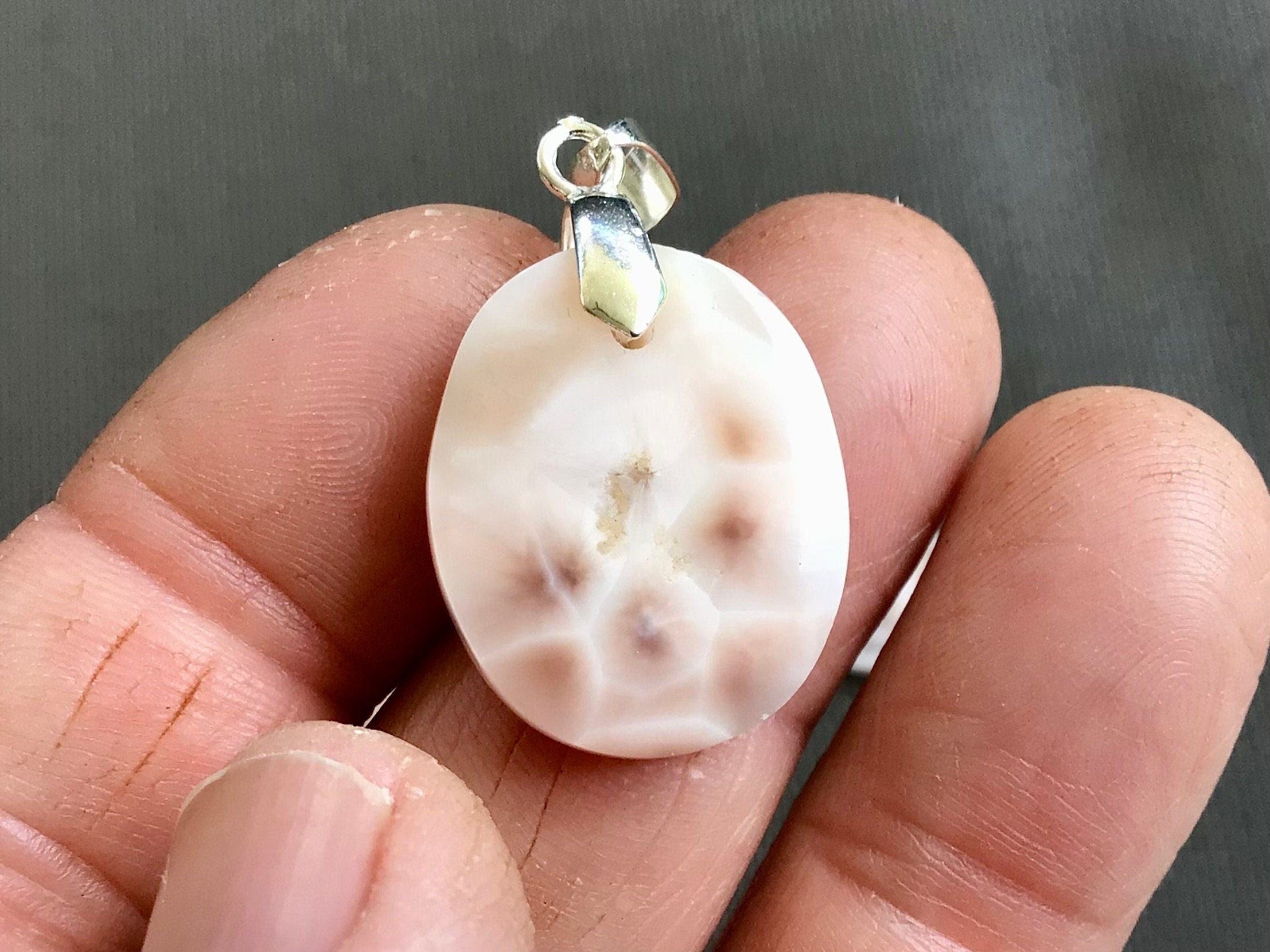 Indonesian Natrolite Pendant 2E