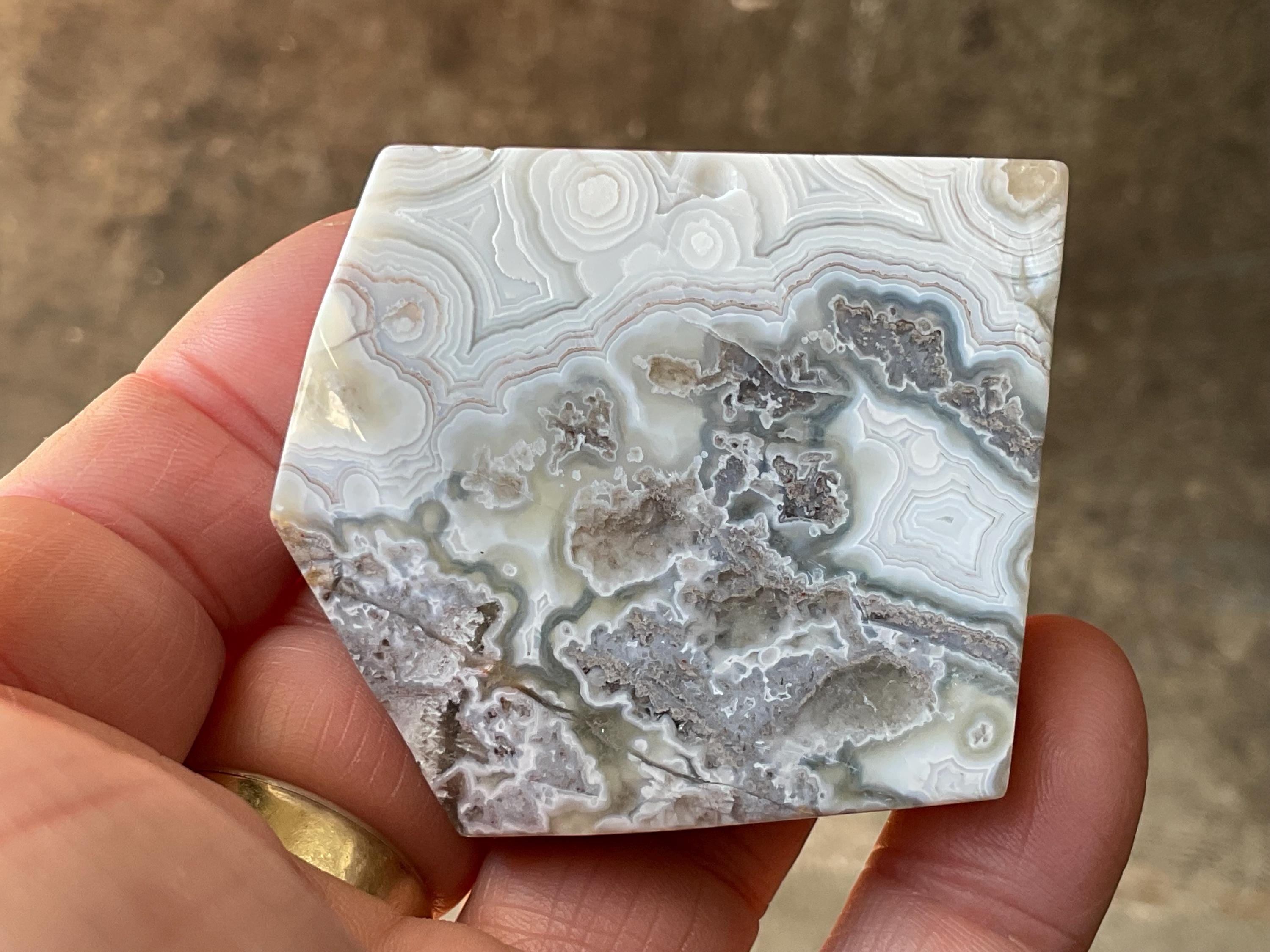 86g Mexican Crazy Lace Agate Freeform 20C