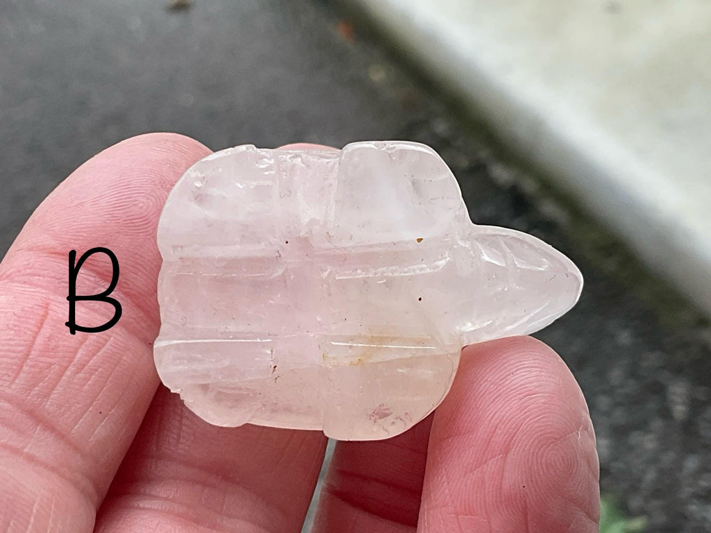 Rose Quartz Small Turtles