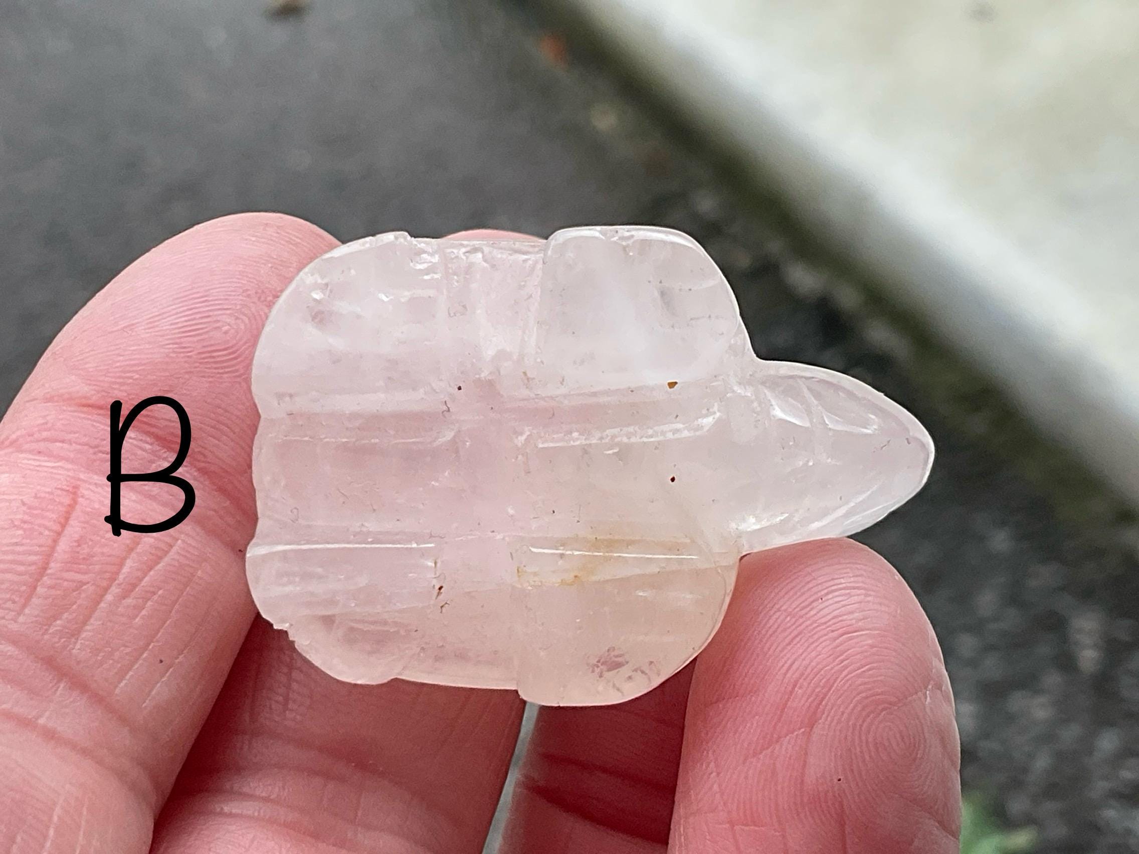 Rose Quartz Small Turtles