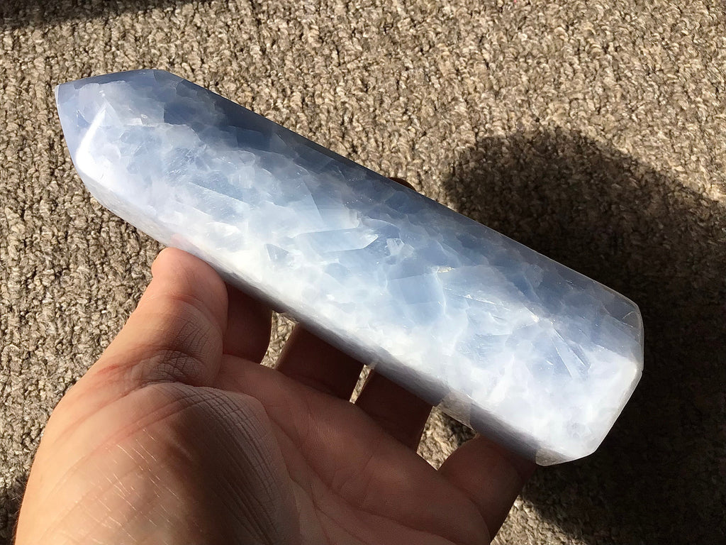 522g Blue Calcite XLarge Generator A
