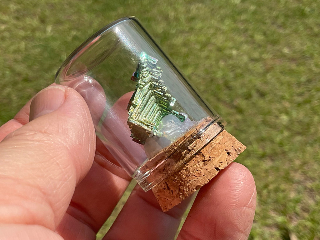 Bismuth Specimen Display Bottle 1A