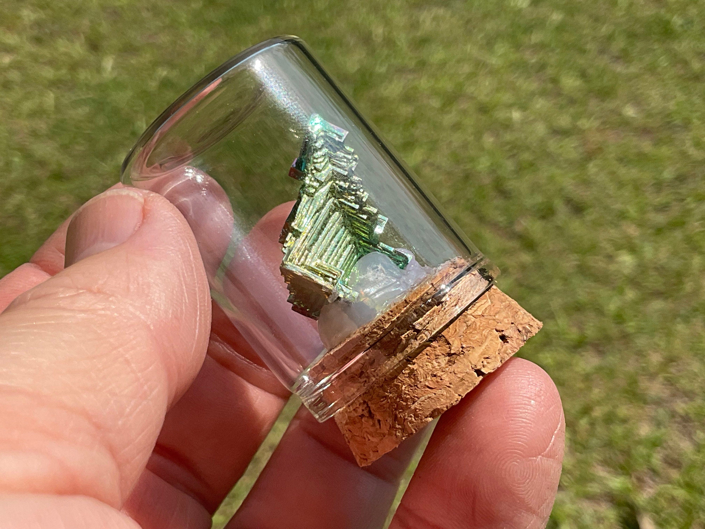Bismuth Specimen Display Bottle 1A