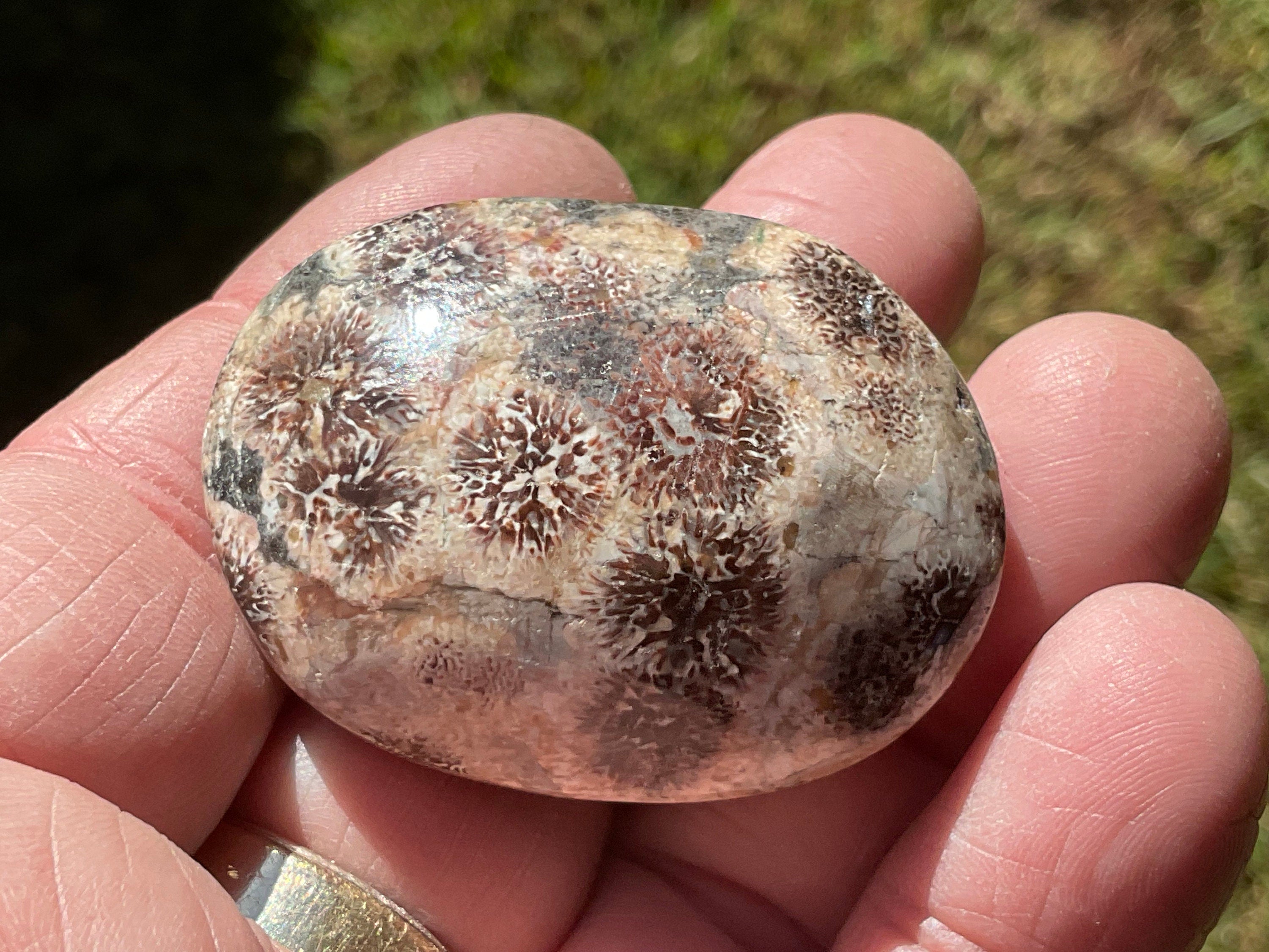 41g Green Cherry Blossom Palmstone 8A