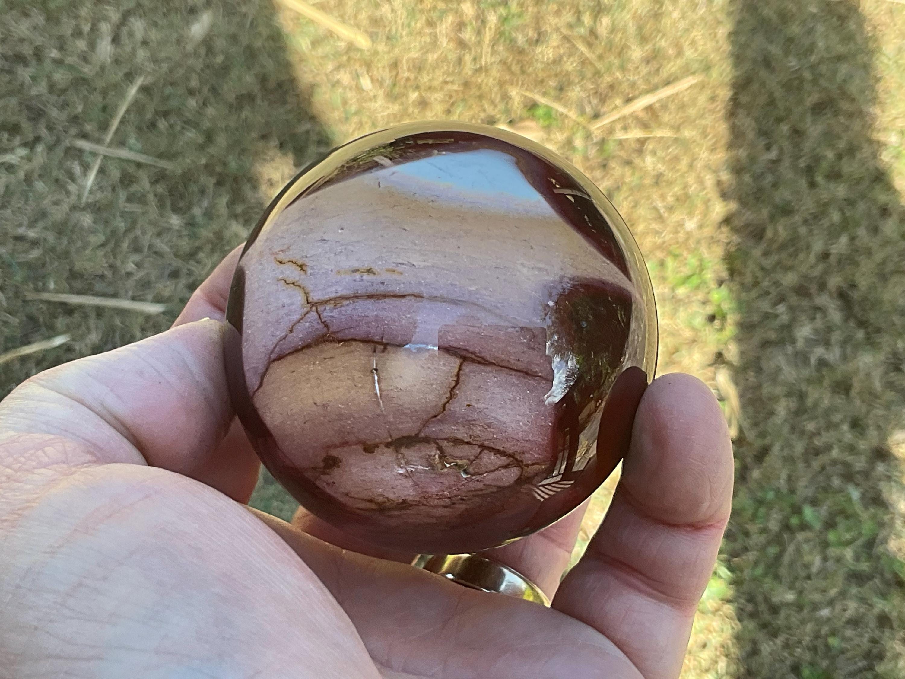 324g (5.7cm diameter) Mookaite Sphere 7B