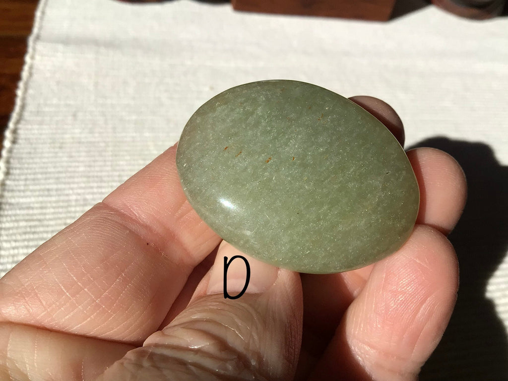 Green Aventurine Thumb Stone Group 2