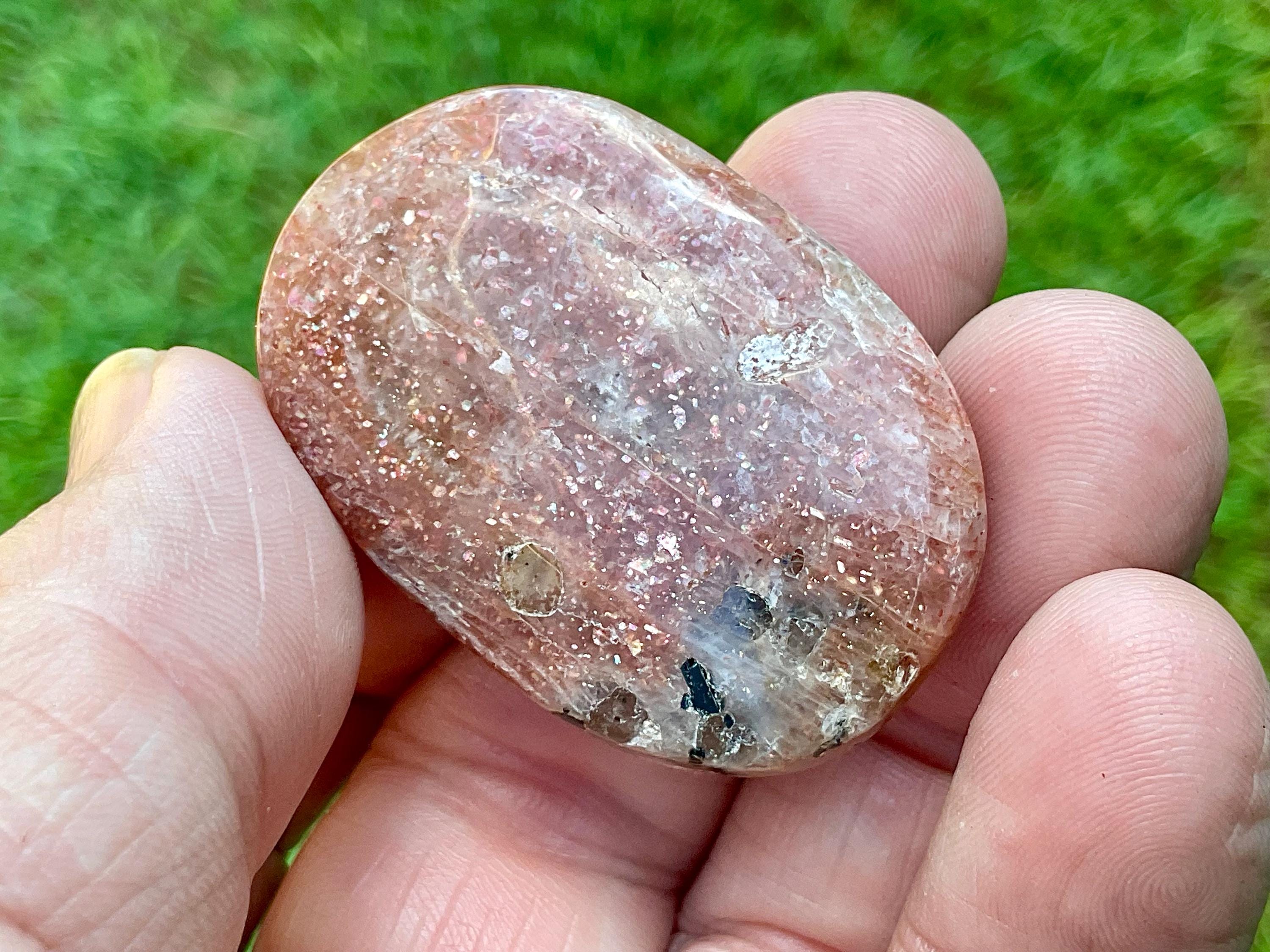 25g Golden Strawberry Sunstone Cabochon 3C