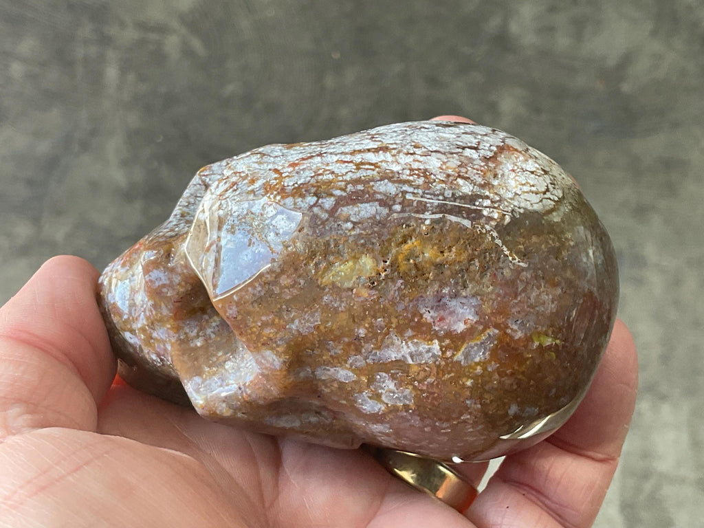 324g Ocean Jasper Skull C