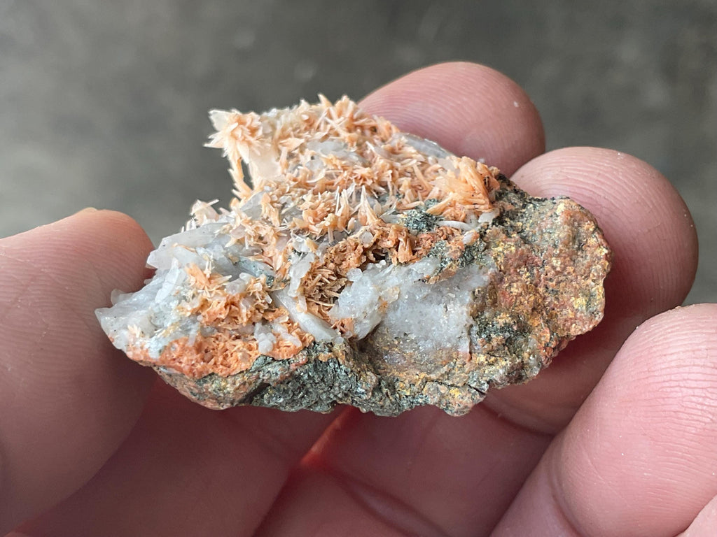12g Albite with Aragonite Specimen A