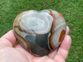 312g Polychrome Jasper Heart 1C