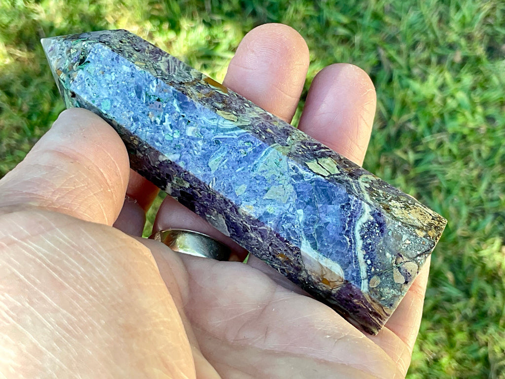 128g Brecciated Fluorite Generator 1C
