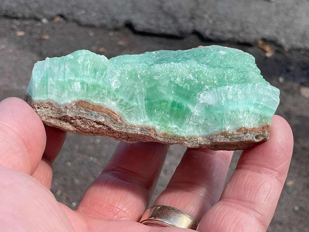 168g Green Aragonite Specimen 3B