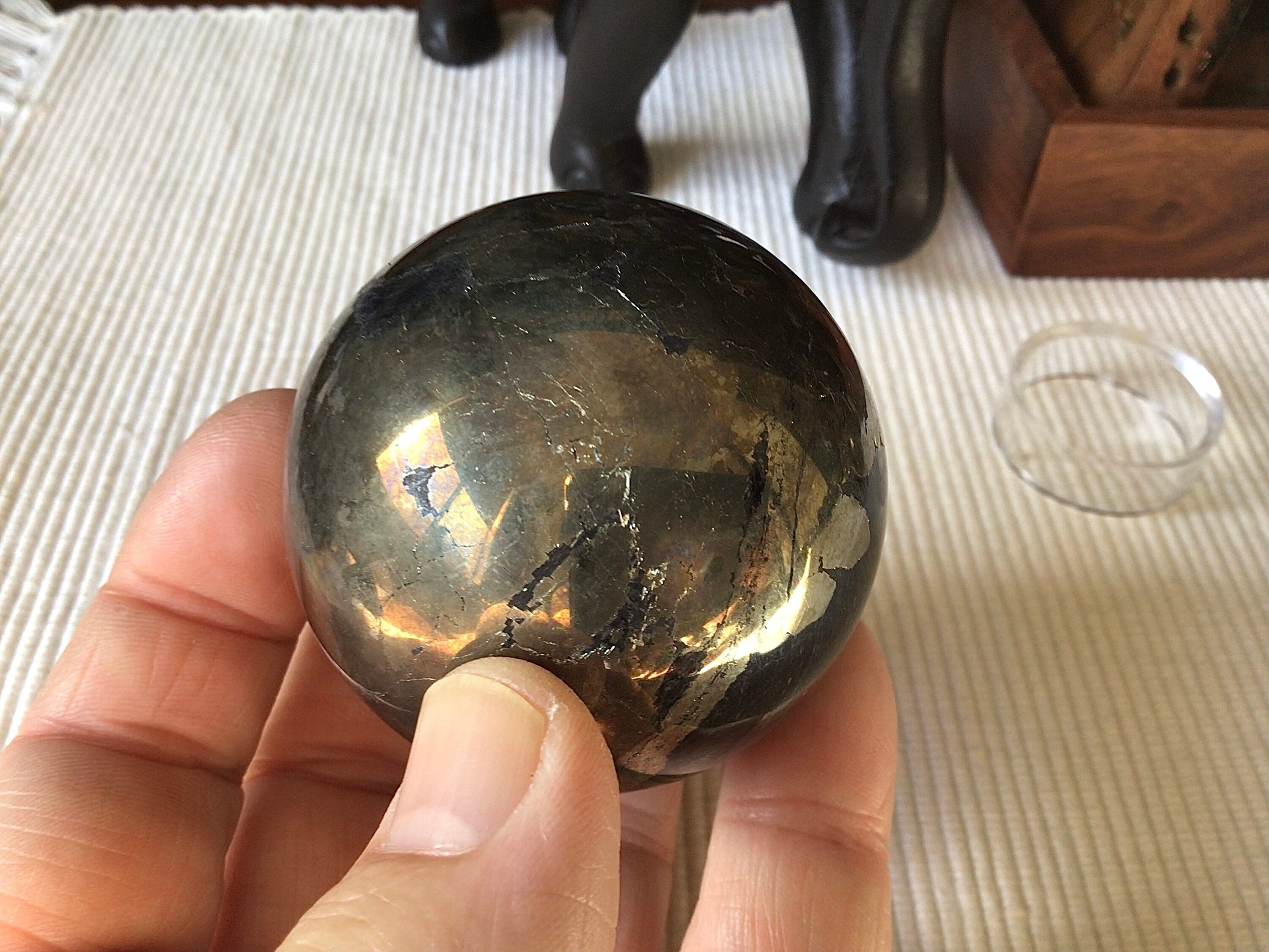 322g Pyrite Sphere B