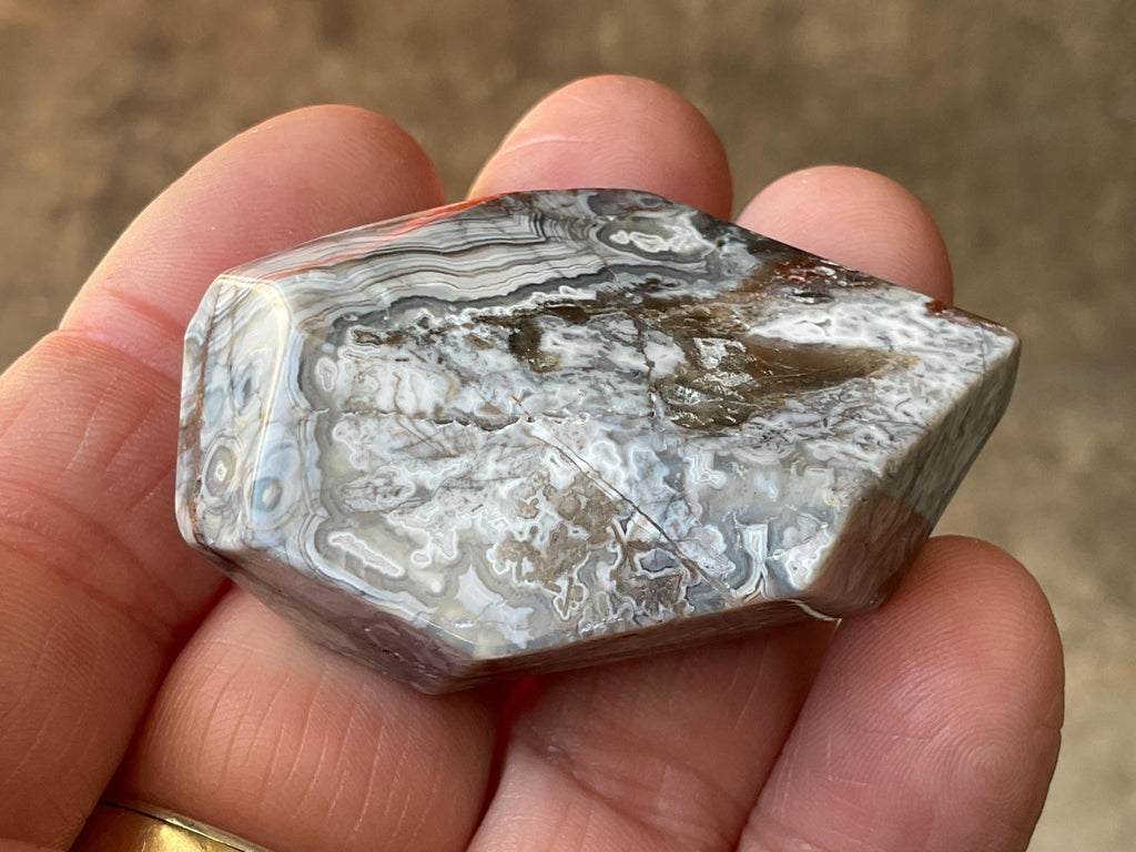 46g Mexican Crazy Lace Agate Freeform 17A