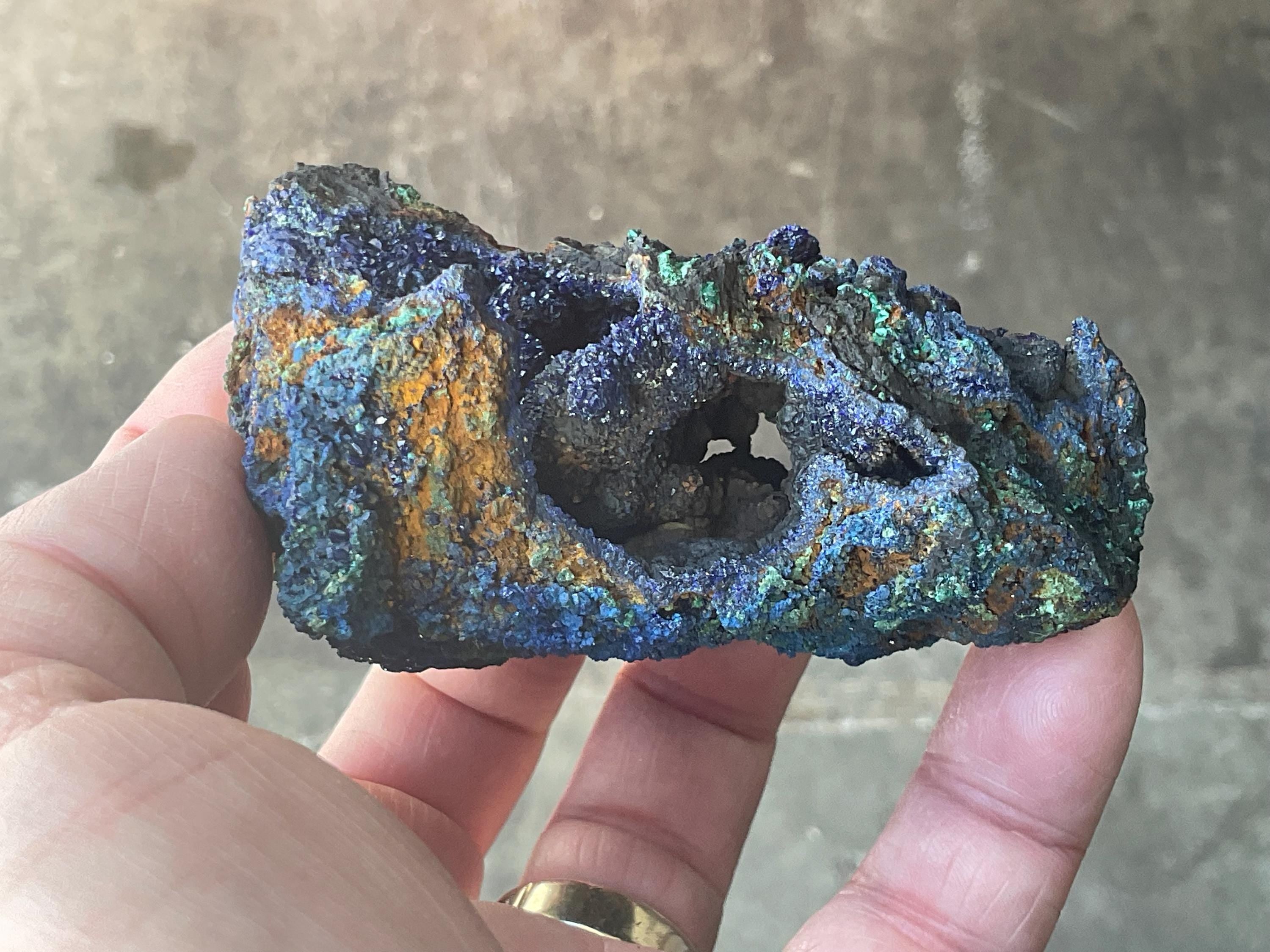 172g Azurite with Malachite Specimen 5A from Anhui, China
