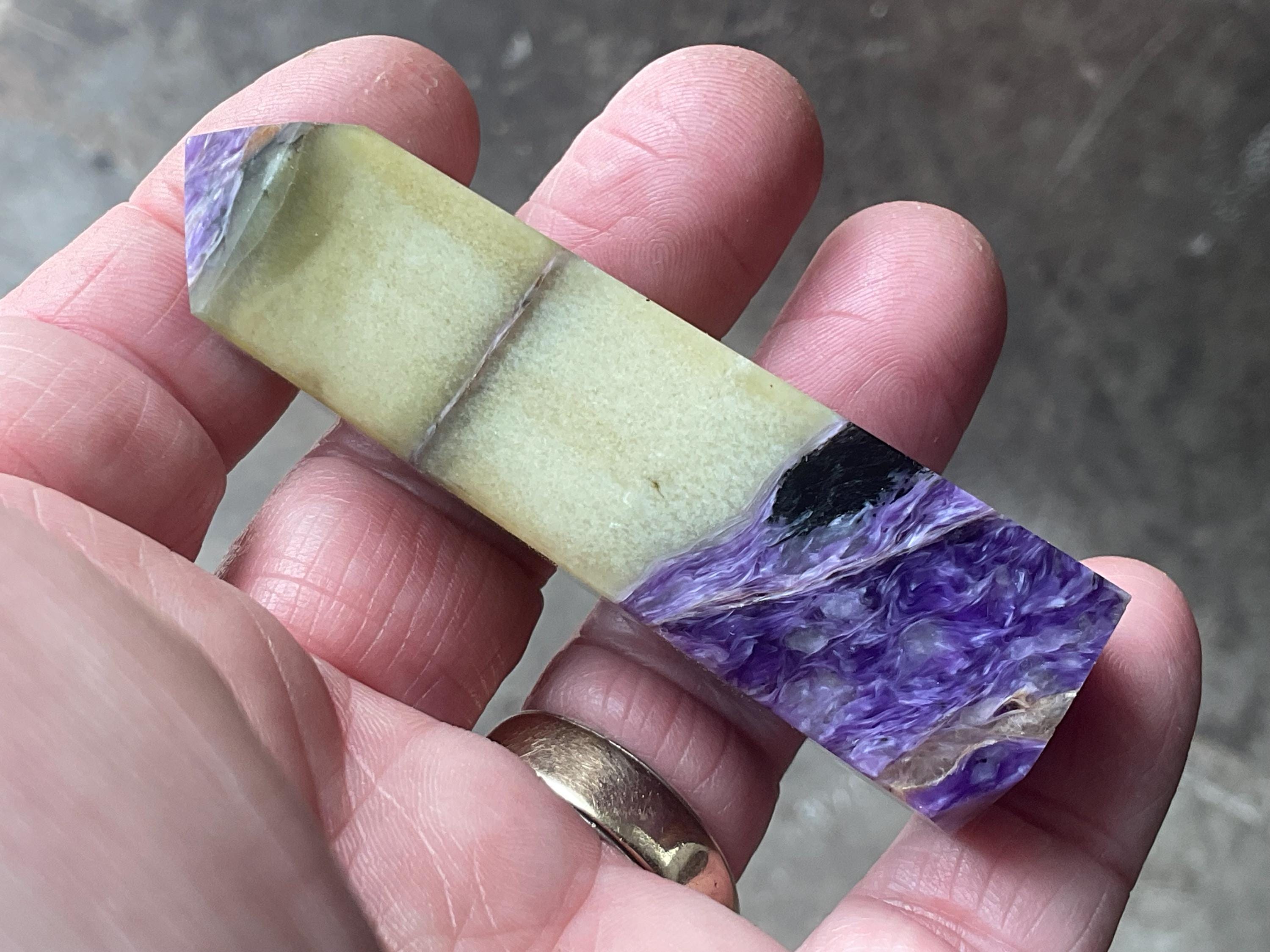 70g Charoite with Calcite Generator 1C