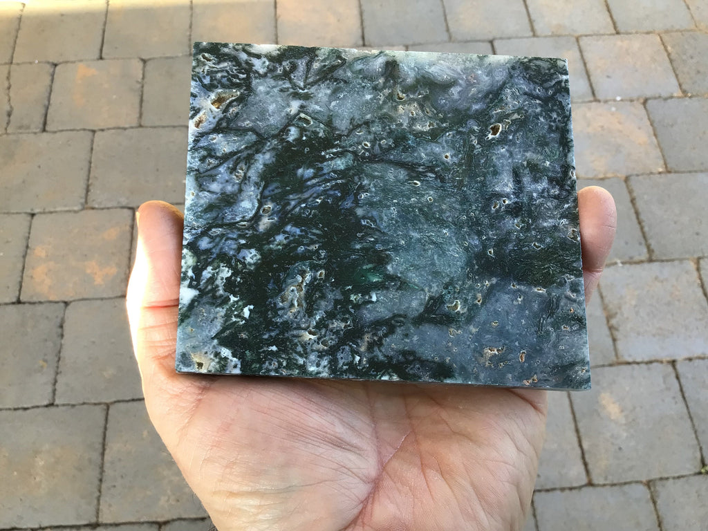 233g Moss Agate Polished Slab 5B