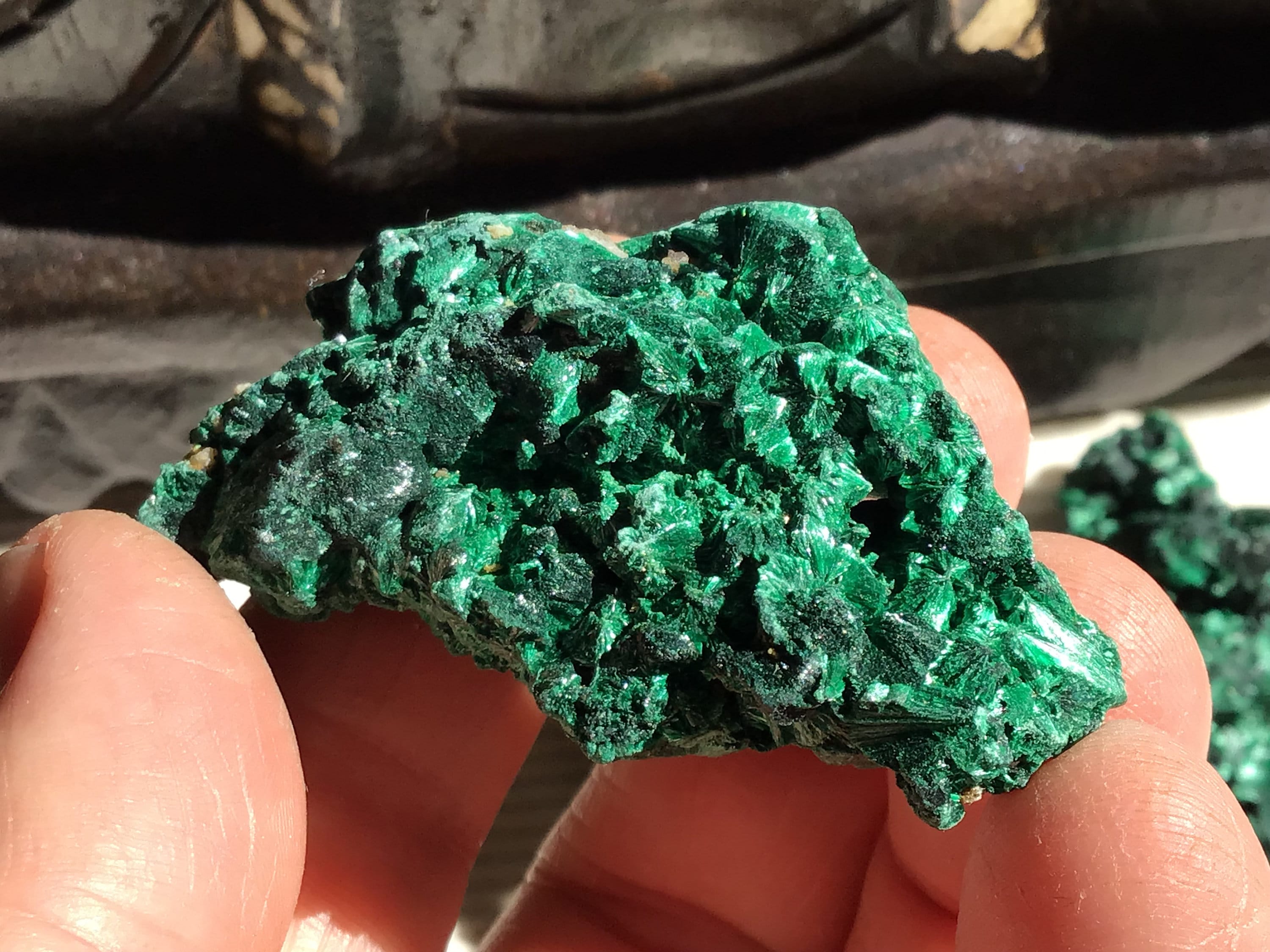 42g Silky Congolese Malachite Specimen 5A